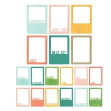 Sizzix Thinlits By 49 & Market - Snap and Swap / Instamatic